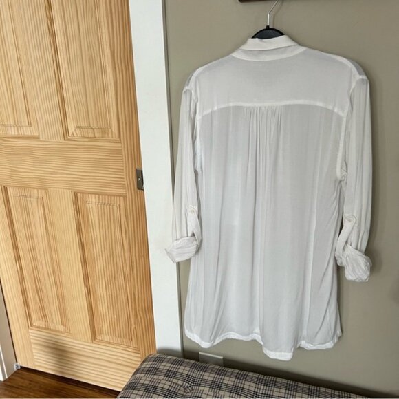 2 Pc Club Monaco Button Up Blouses Shirts Small - Picture 8 of 15